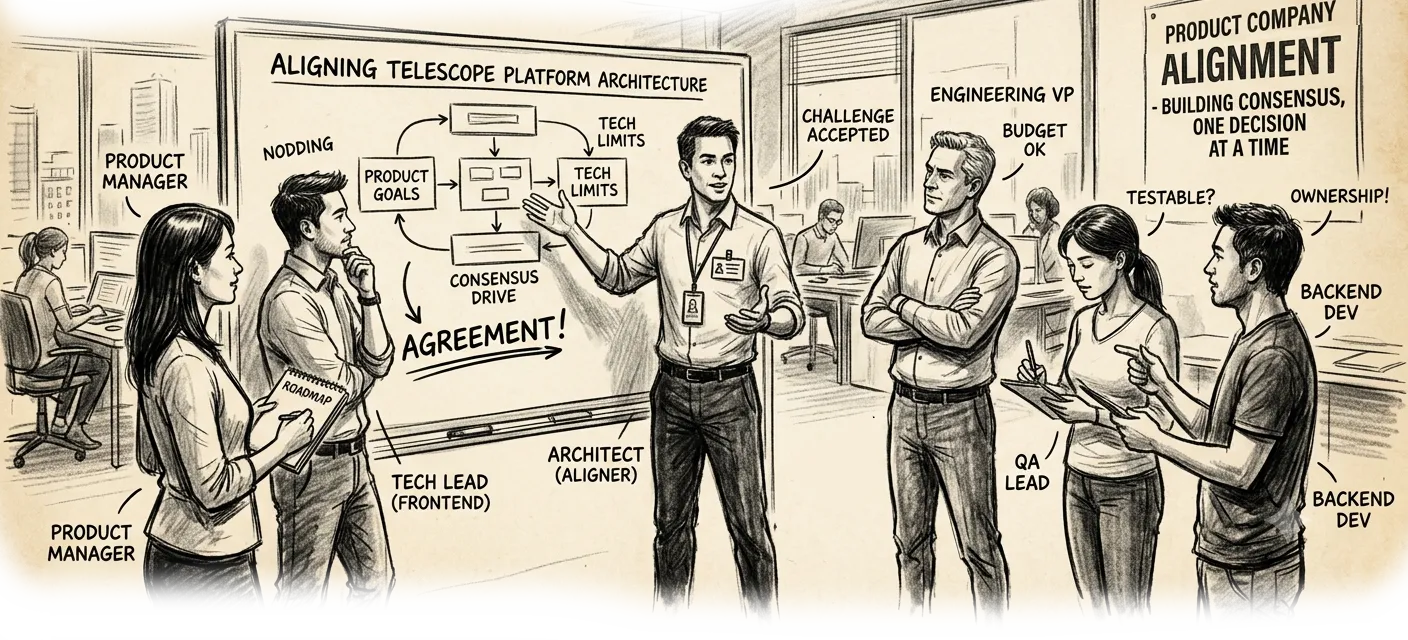System Architect as the negociator