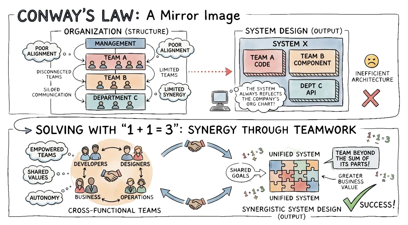 The power of the team: the sum of the two teams is greater than the sum of their parts